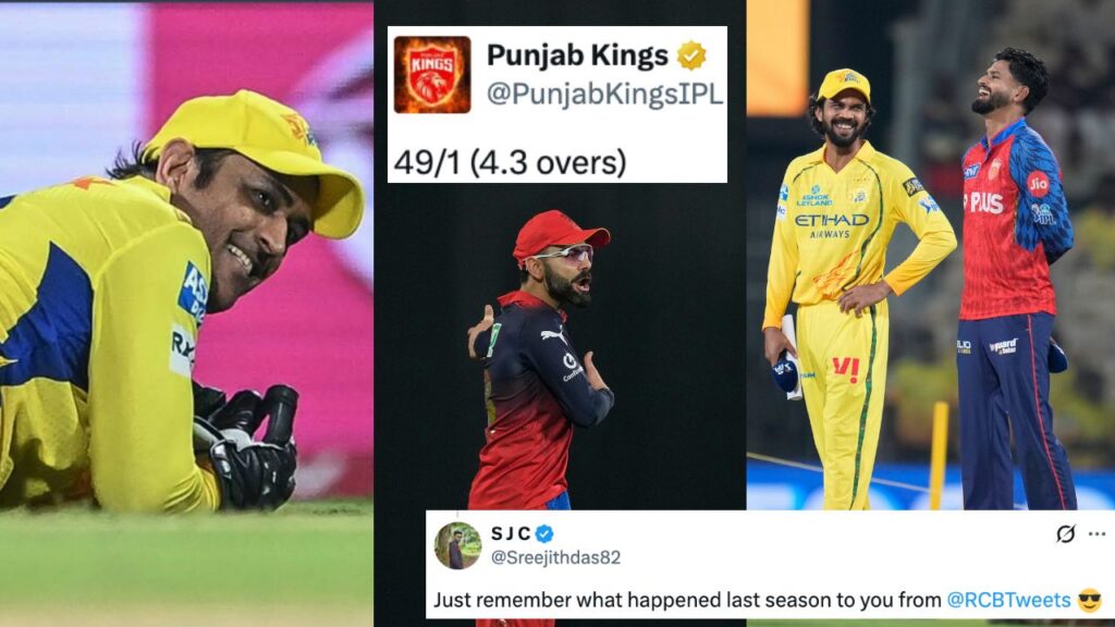 The Ghost of 49: PBKS Trolls RCB, Sparking an Intense Social Media Fan War in IPL 2026