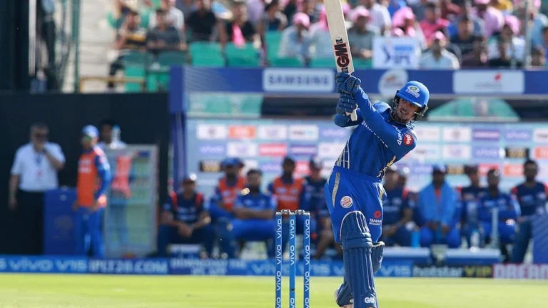 Why Quinton de Kock is Not Playing for Mumbai Indians vs SRH in IPL 2026