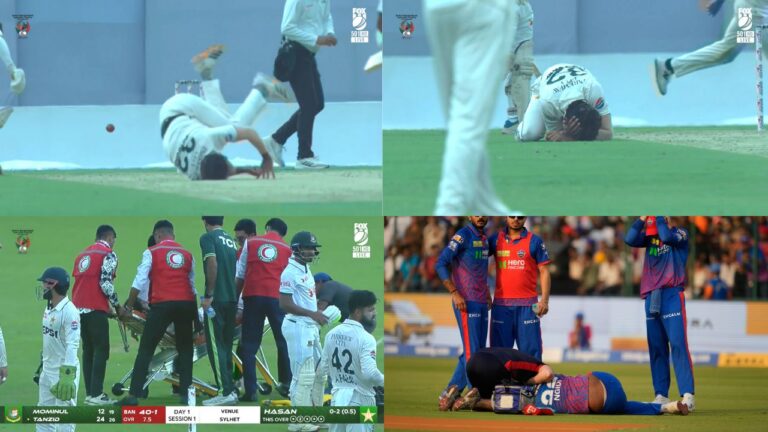 Hasan Ali Suffers Scary Head Injury: Echoes of Lungi Ngidi Incident