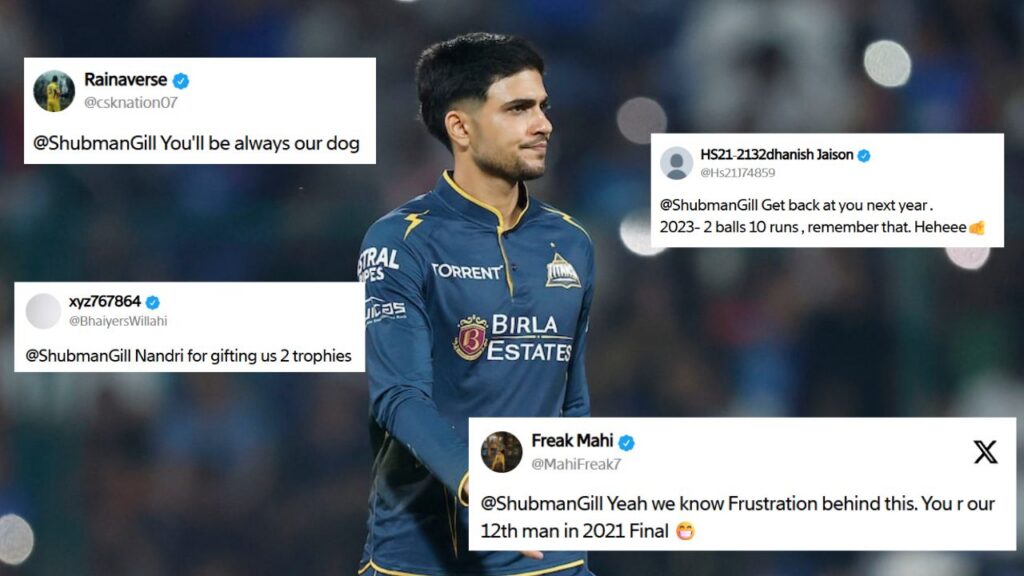 Shubman Gill Faces Intense Backlash From CSK Fans Over Provocative Instagram Post