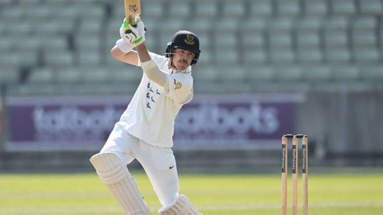 Hughes Century Puts Sussex in Command Against Leicestershire