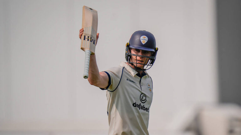 Brooke Guest Century Puts Derbyshire in Commanding Position Against Northants