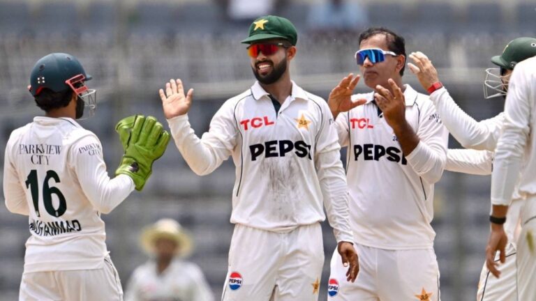 Pakistan Penalized Eight WTC Points for Slow Over-Rate Against Bangladesh