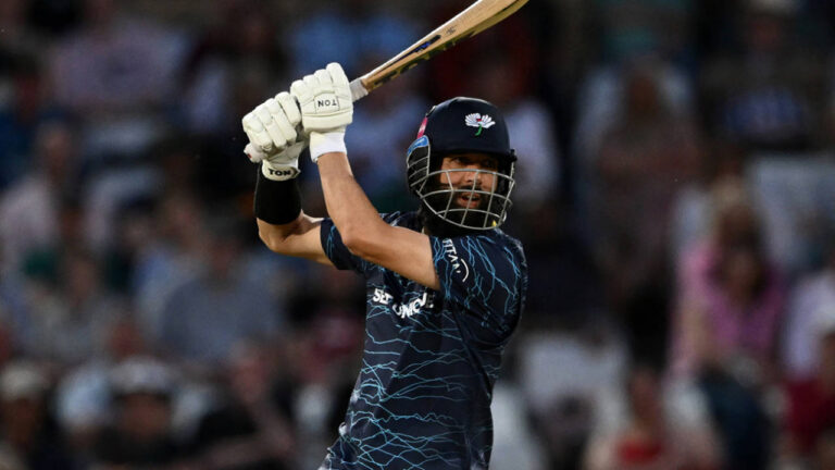 Hasan, Tye fireworks deny Derbyshire as Yorkshire go two from two – Hasan Ali & Andrew Tye’s Heroics Secure Dramatic Yorkshire Victory Over Derbyshire in Vitality Blast