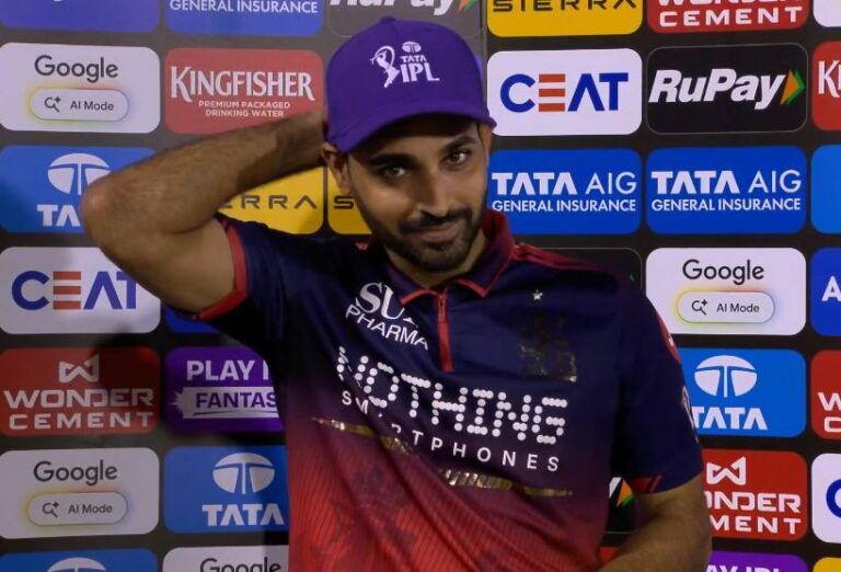 Bhuvneshwar Kumar Equals Rare IPL Record in RCB Victory vs MI