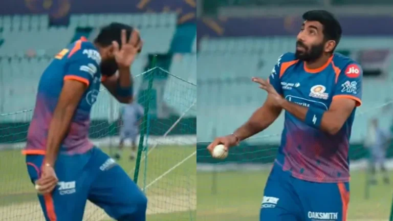 Jasprit Bumrah Escapes Freak Injury During Mumbai Indians Practice Session