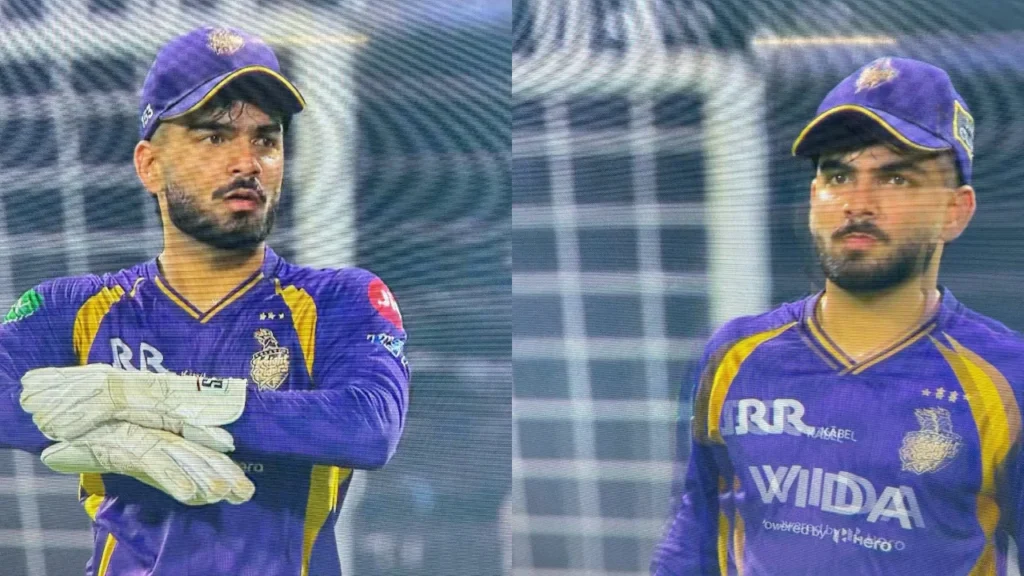 Kartik Tyagi fumes as Tejasvi Dahiya drops a SITTER of Abishek Porel in KKR vs D
