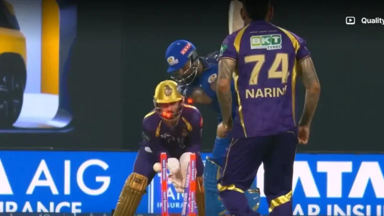 Sunil Narine Bamboozles Hardik Pandya in KKR vs MI Clash