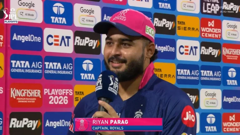 “Should have got 260”: Riyan Parag sets insanely high standards after RR storm i – IPL 2026: Riyan Parag’s Perfectionism Drives Rajasthan Royals to Qualifier 2