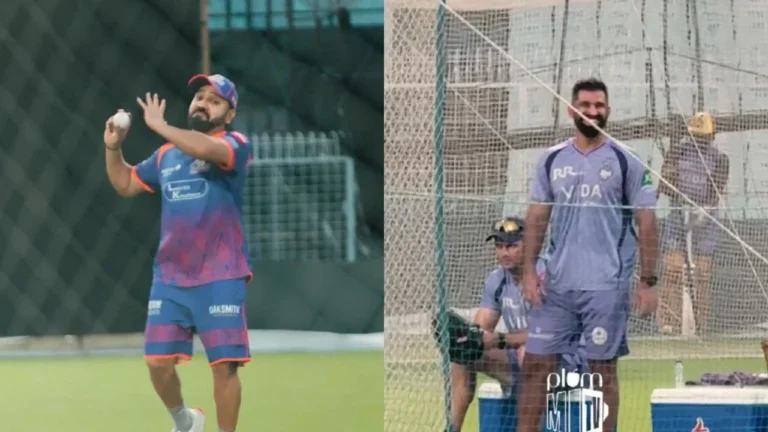 Rohit Sharma Hilariously Mimics KKR Coach Abhishek Nayar’s Bowling