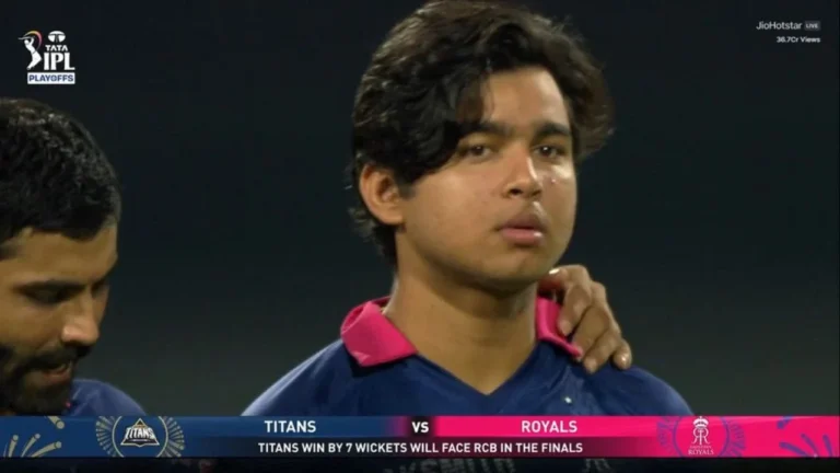 Heartbreak for Vaibhav Sooryavanshi; RR youngster nearly in tears after Qualifie – Vaibhav Sooryavanshi Heartbreak: A Phenomenal Season Ends in Qualifier 2